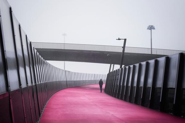 Pink path runner